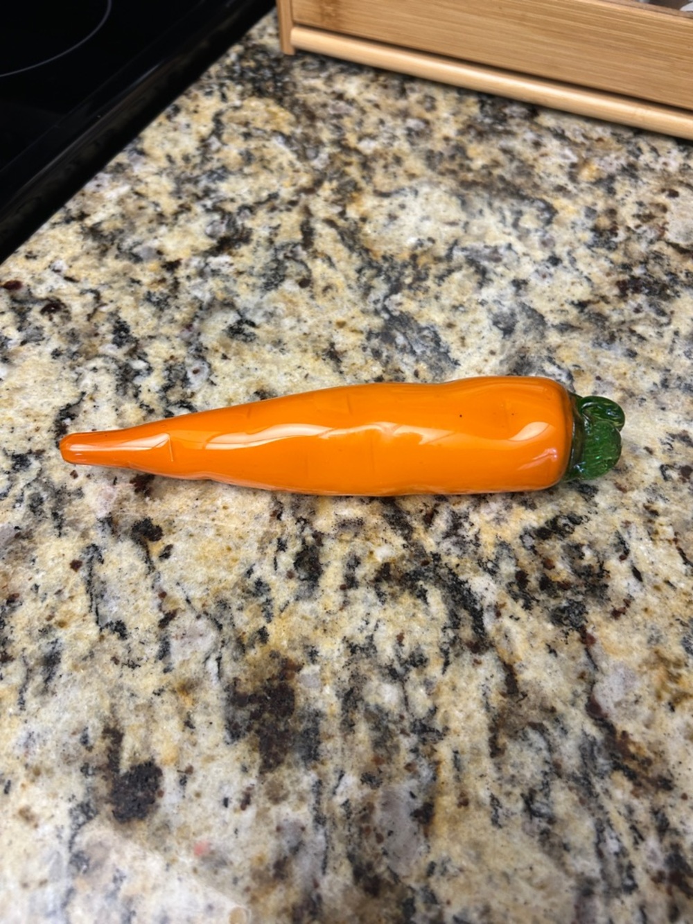 Blown  Glass Carrot